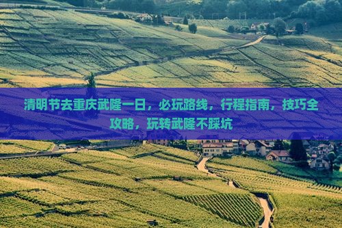清明节去重庆武隆一日