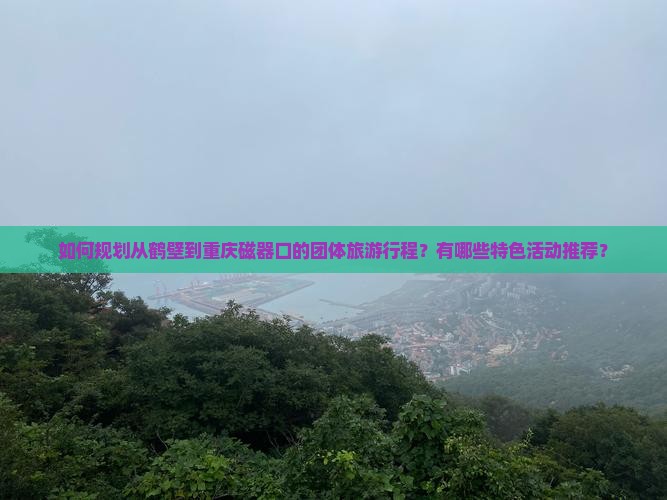 如何规划从鹤壁到重庆磁器口的团体旅游行程？有哪些特色活动推荐？