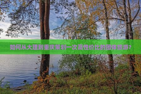 如何从大理到重庆策划一次高性价比的团体旅游？