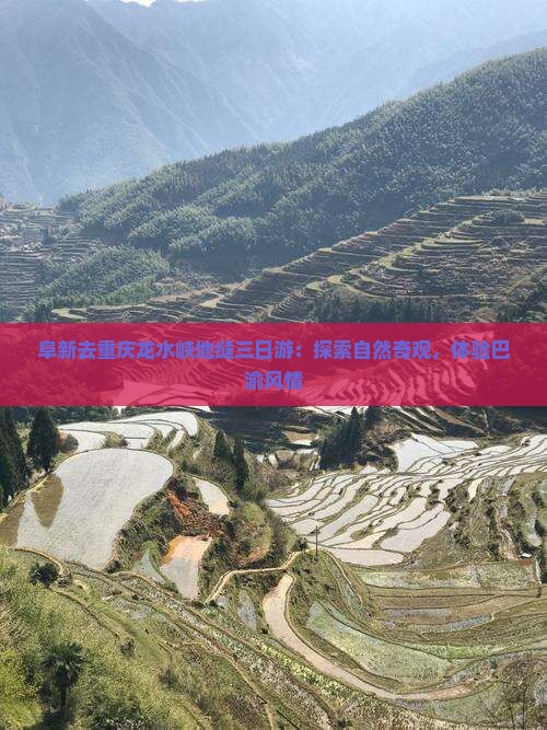 阜新去重庆龙水峡地缝三日游：探索自然奇观，体验巴渝风情
