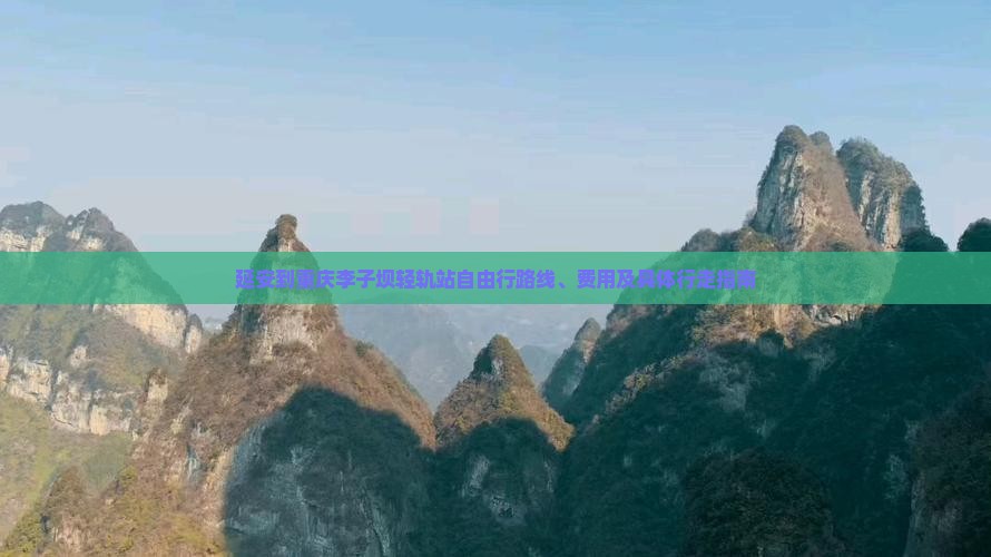 延安到重庆李子坝轻轨站自由行路线、费用及具体行走指南