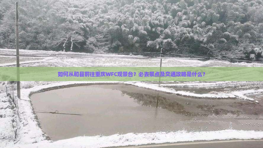 如何从和县前往重庆WFC观景台？必去景点及交通攻略是什么？