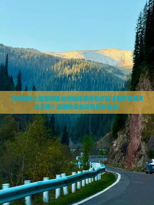 为何湖州大型旅游团纷纷选择疑问句式探访重庆武隆天生三桥？旅游热词新词背后的痛点！