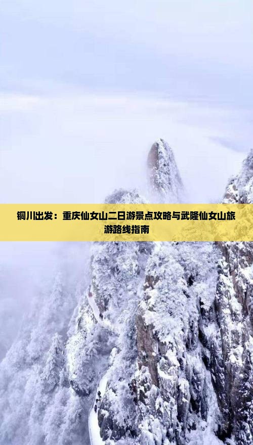 铜川出发：重庆仙女山二日游景点攻略与武隆仙女山旅游路线指南
