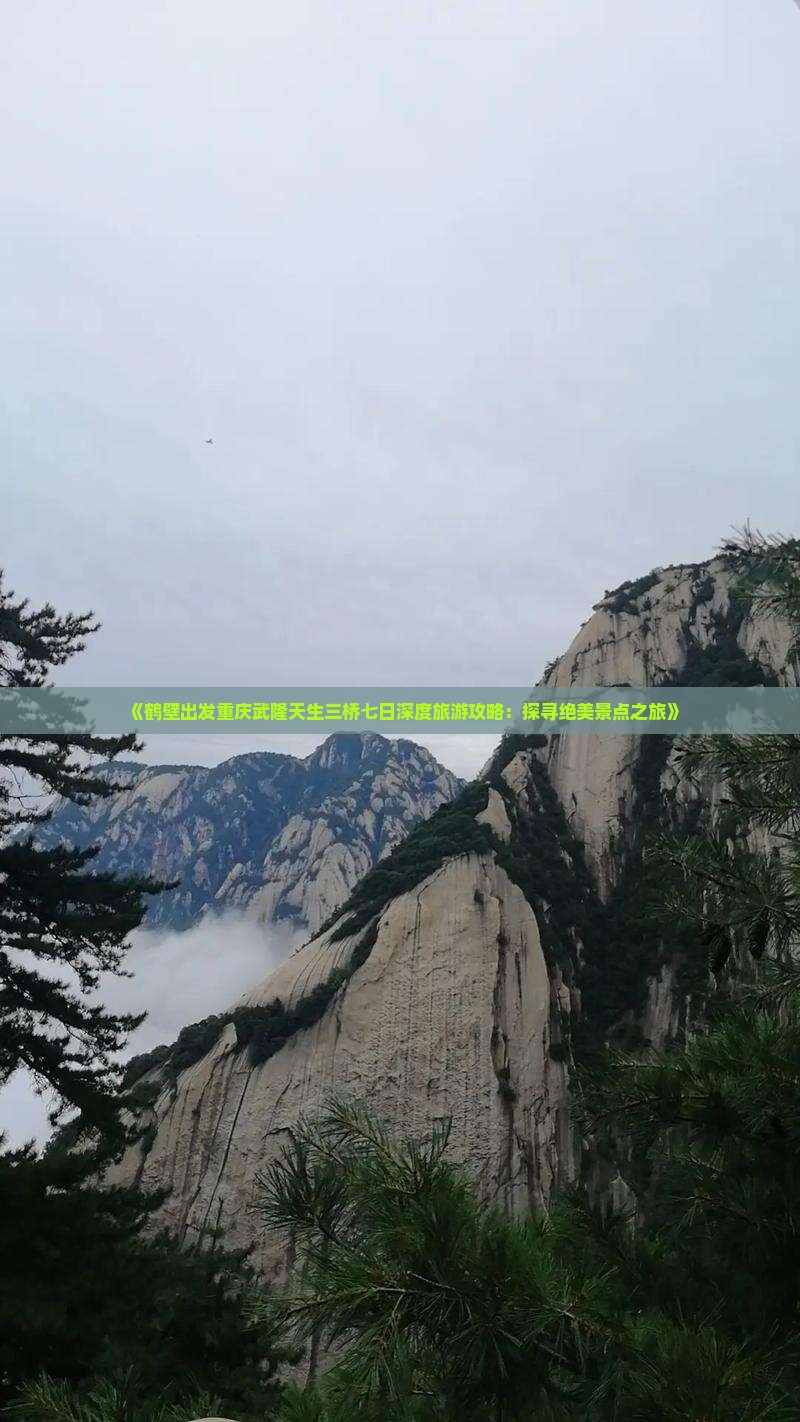 《鹤壁出发重庆武隆天生三桥七日深度旅游攻略：探寻绝美景点之旅》