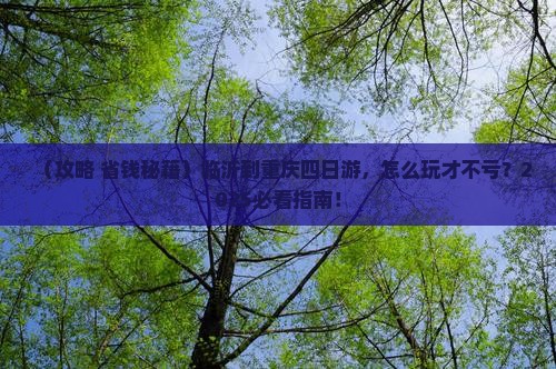 临沂到重庆四日游