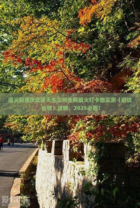 遵义到重庆武隆天生三桥攻略
