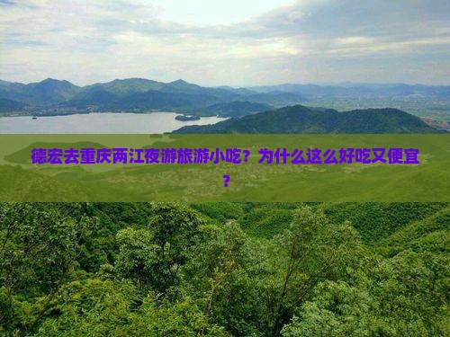 德宏去重庆两江夜游旅游小吃