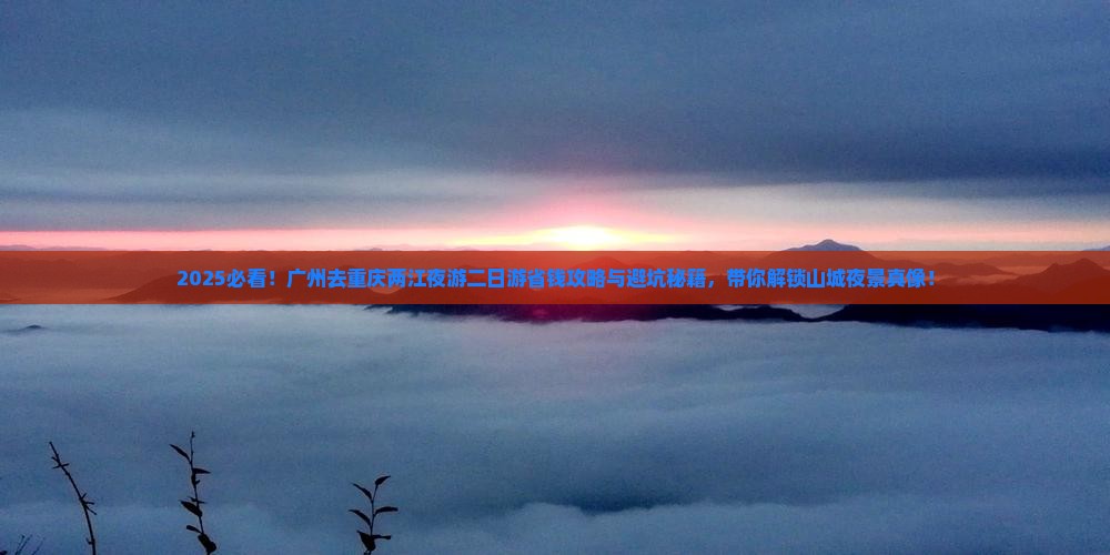 广州去重庆两江夜游二日游