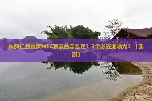铜仁去重庆wfc观景台必去地