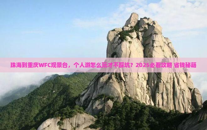 珠海到重庆wfc观景台个人游