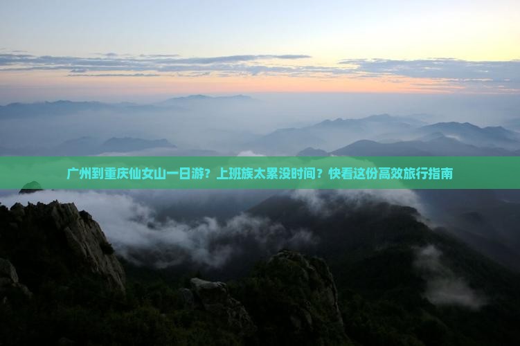 广州到重庆仙女山一日游？上班族太累没时间？快看这份高效旅行指南
