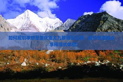 如何规划孝感至重庆蚩尤九黎城五日游，避开旅游痛点，享柿浸式体验？
