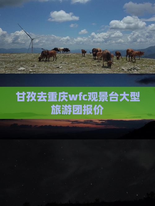 甘孜去重庆wfc观景台大型旅游团报价
