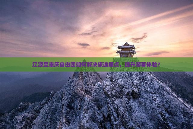 辽源至重庆自由团如何解决旅途痛点，提升游客体验？