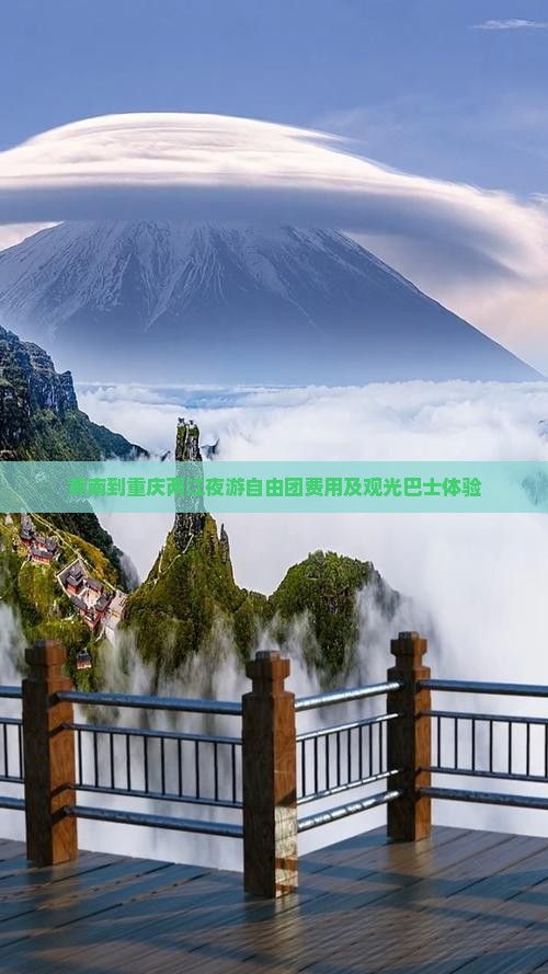 黄南到重庆两江夜游自由团费用及观光巴士体验