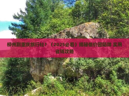 柳州到重庆旅行社
