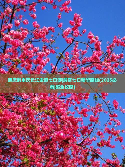 迪庆到重庆长江索道七日游