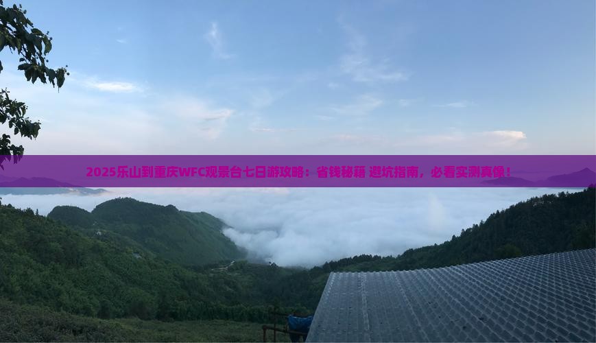 乐山到重庆wfc观景台七日游
