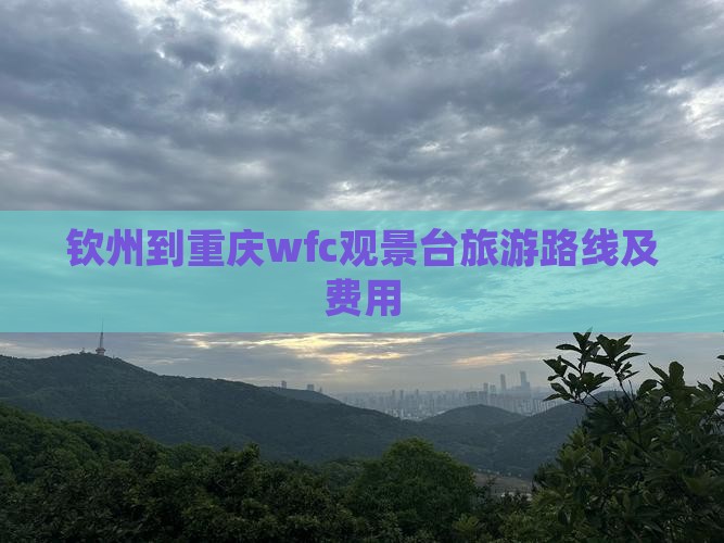 钦州到重庆wfc观景台旅游