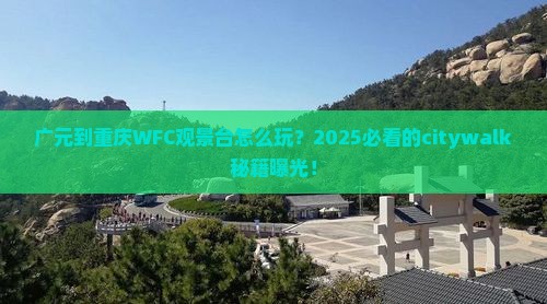 广元到重庆wfc观景台旅游