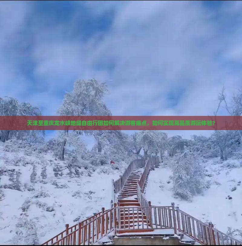 天津至重庆龙水峡地缝自由行团如何解决游客痛点，如何实现高品质游玩体验？