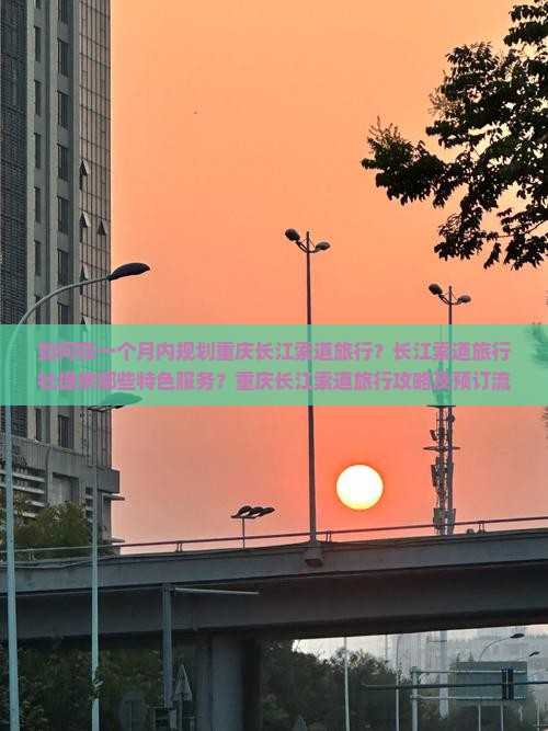如何在一个月内规划重庆长江索道旅行？长江索道旅行社提供哪些特色服务？重庆长江索道旅行攻略及预订流程详解