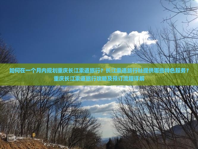 如何在一个月内规划重庆长江索道旅行？长江索道旅行社提供哪些特色服务？重庆长江索道旅行攻略及预订流程详解