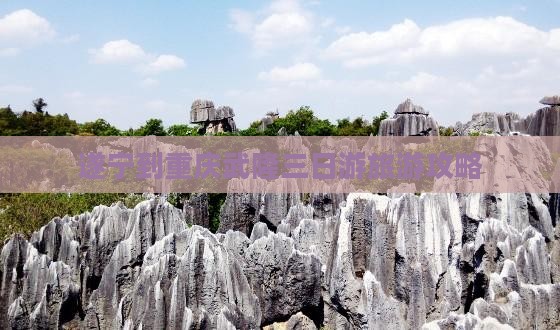 遂宁到重庆武隆三日游旅游攻略