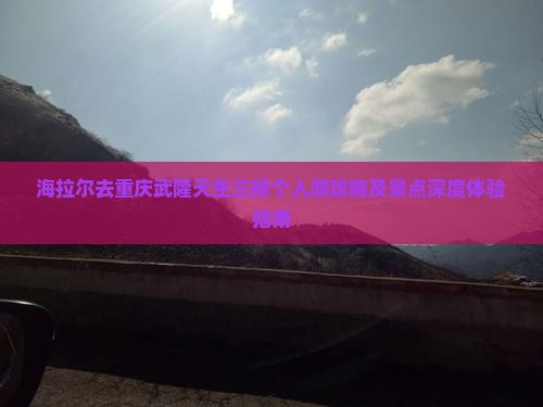 海拉尔去重庆武隆天生三桥个人游攻略及景点深度体验指南
