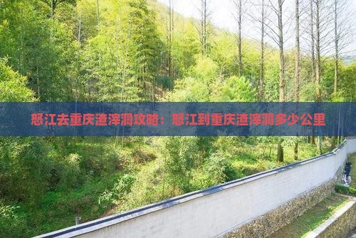 怒江去重庆渣滓洞攻略：怒江到重庆渣滓洞多少公里
