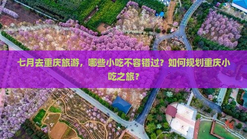 七月去重庆旅游，哪些小吃不容错过？如何规划重庆小吃之旅？