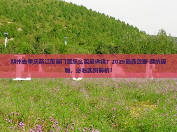 朔州去重庆两江夜游门票