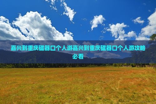 嘉兴到重庆磁器口个人游