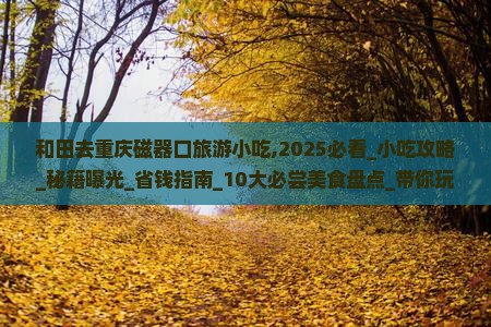 和田去重庆磁器口旅游小吃
