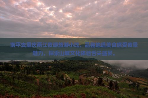 南平去重庆两江夜游旅游小吃