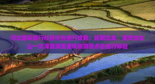 河北国际旅行社首次自由行攻略：昆明出发，重庆仙女山一次深度游览重庆旅游景点自由行体验