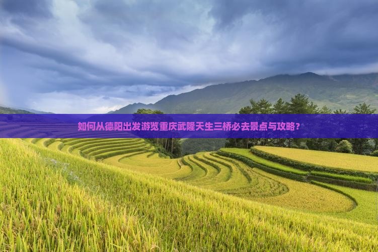 如何从德阳出发游览重庆武隆天生三桥必去景点与攻略？