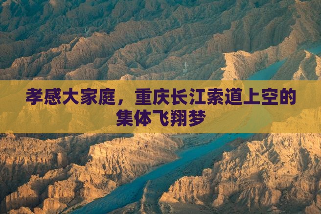 孝感大家庭，重庆长江索道上空的集体飞翔梦