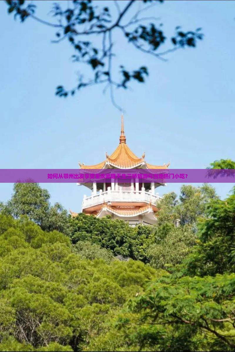 如何从鄂州出发享受重庆武隆天生三桥旅游与当地热门小吃？