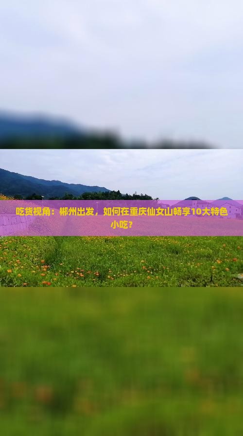 吃货视角：郴州出发，如何在重庆仙女山畅享10大特色小吃？