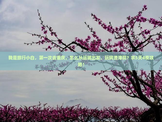 我是旅行小白，第一次去重庆，怎么从运城出发，玩转渣滓洞？求5天4夜攻略！