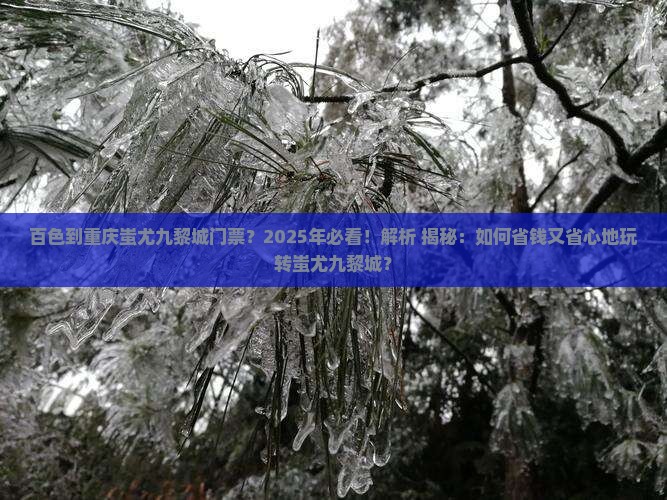 百色到重庆蚩尤九黎城门票