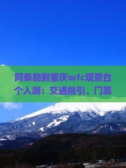 阿泰勒到重庆wfc观景台个人游