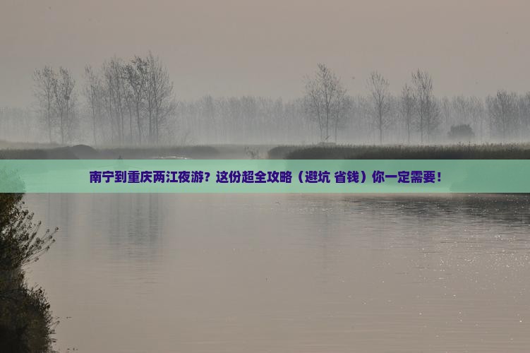 南宁到重庆两江夜游旅游