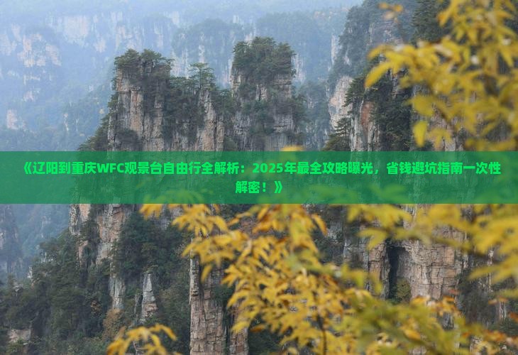 辽阳到重庆wfc观景台自由行