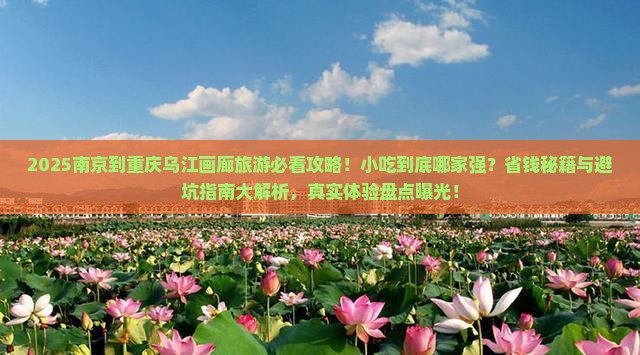 南京到重庆乌江画廊旅游小吃