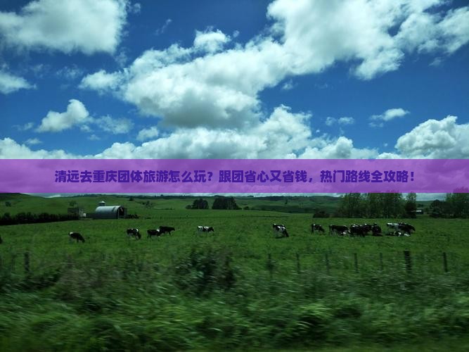 清远去重庆团体旅游