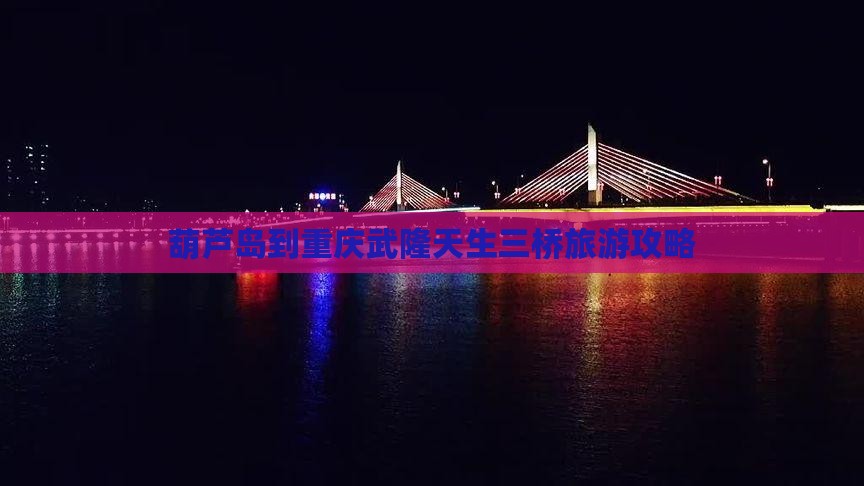 葫芦岛到重庆武隆天生三桥门票
