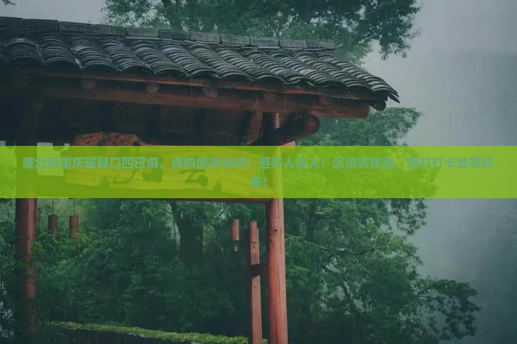 淮北到重庆磁器口四日游